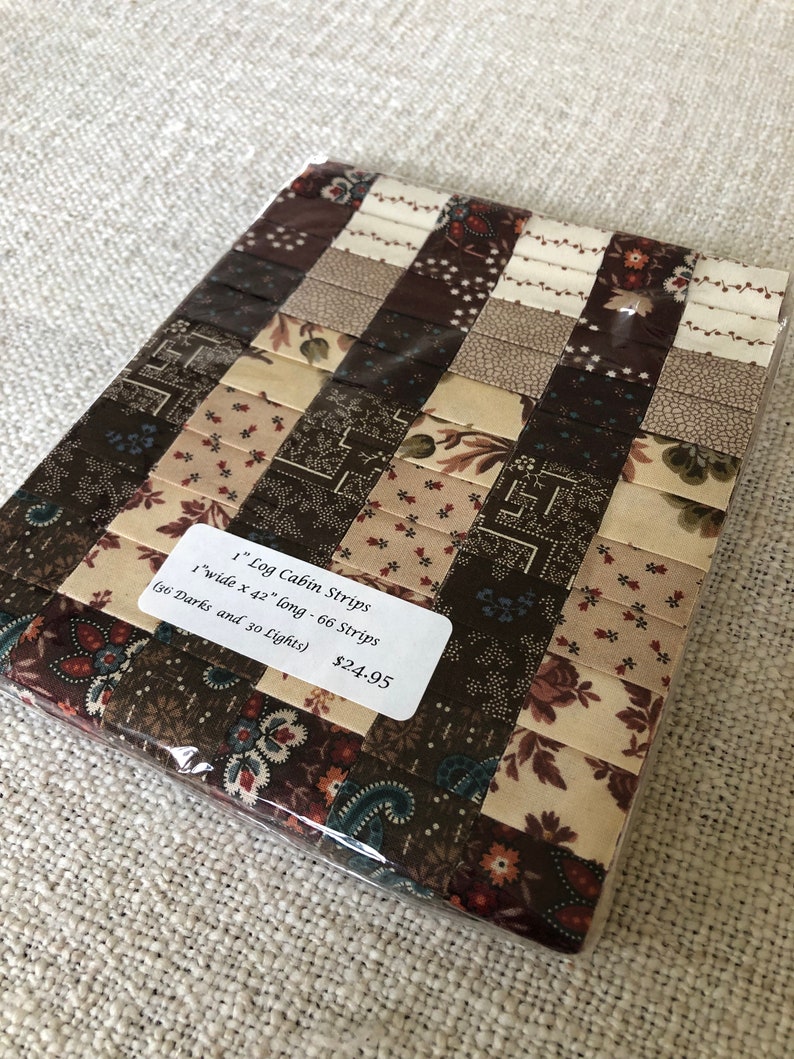 Reproduction 1 Inch Log Cabin Strips Etsy