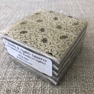 3 inch Darks and lights precut squares