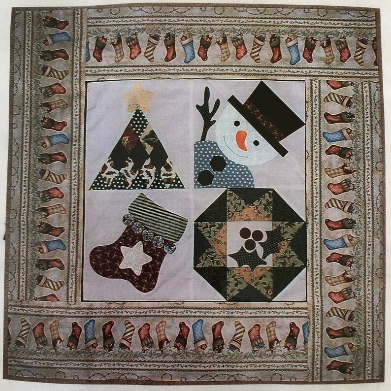 Happy Christmas Wall Hanger Quilt Kit - Etsy