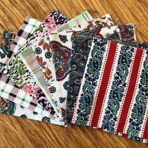 Vintage fabric bunch