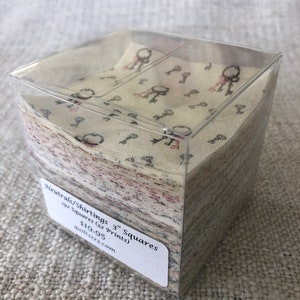 Neutrals and Shirtings Precut 3 inch Squares