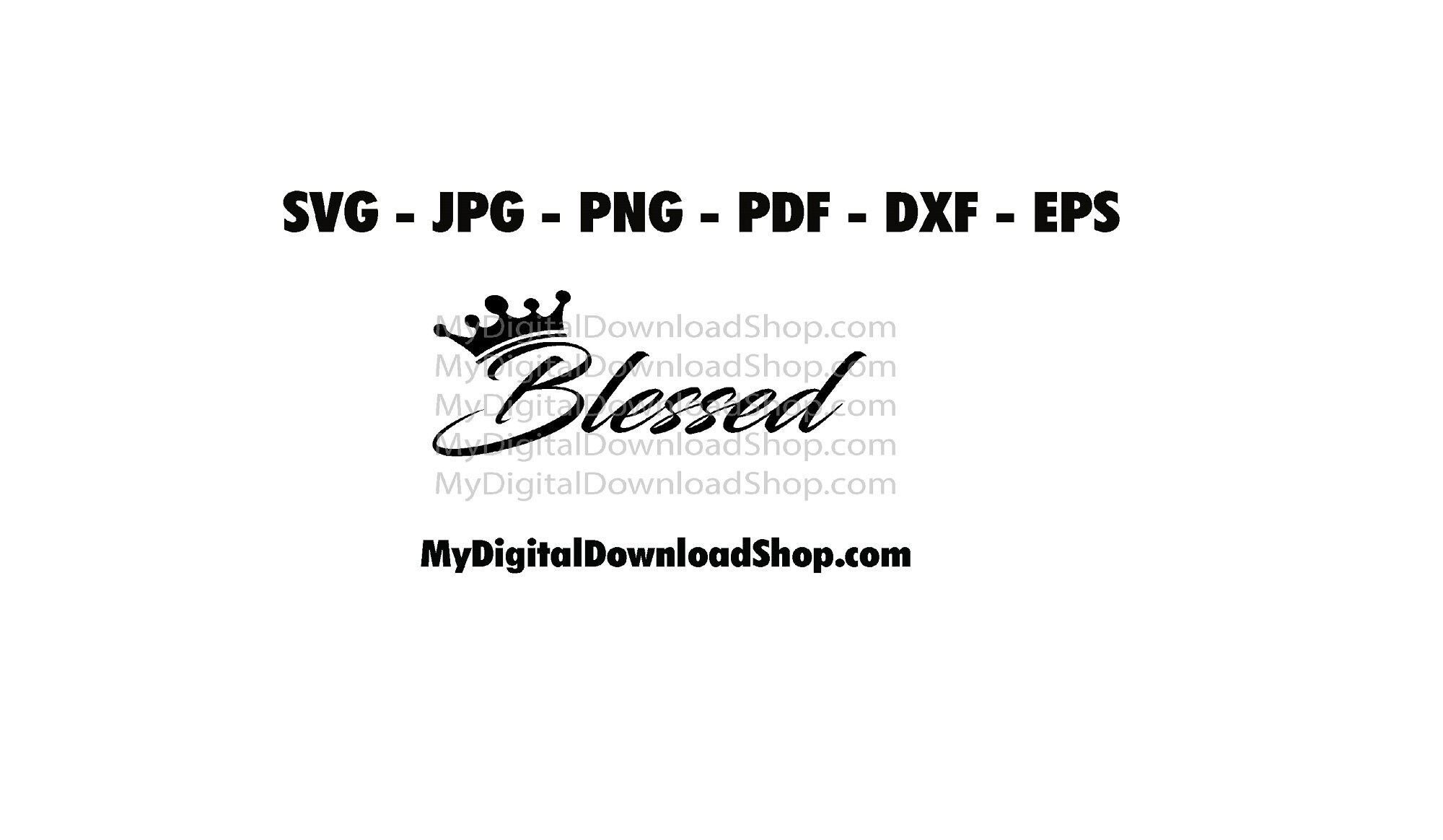 Download Blessed Logo Design Png Svg Transparent By Digivending Etsy