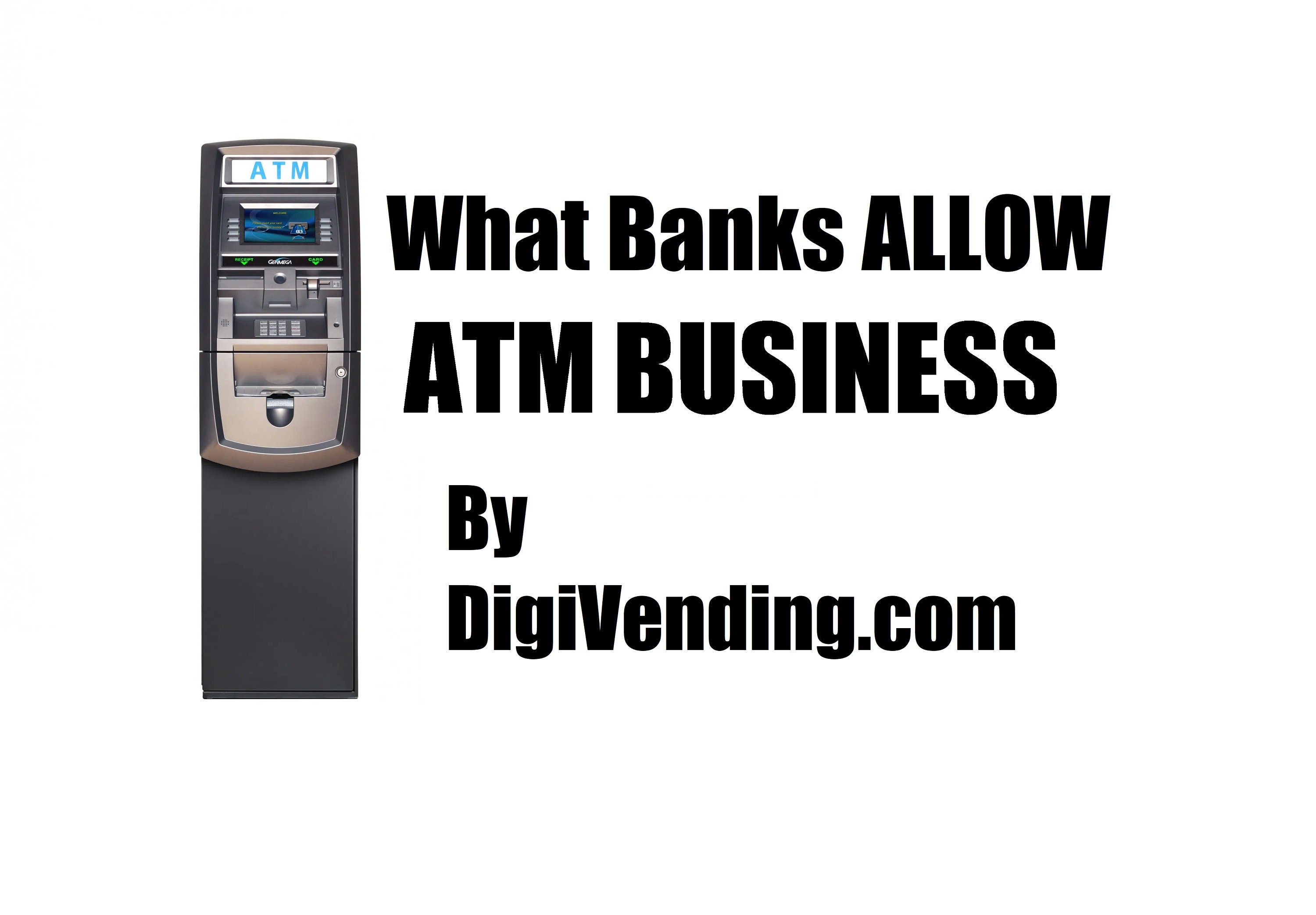 What Banks Allow ATM Business Ebook by Digi Vending Etsy