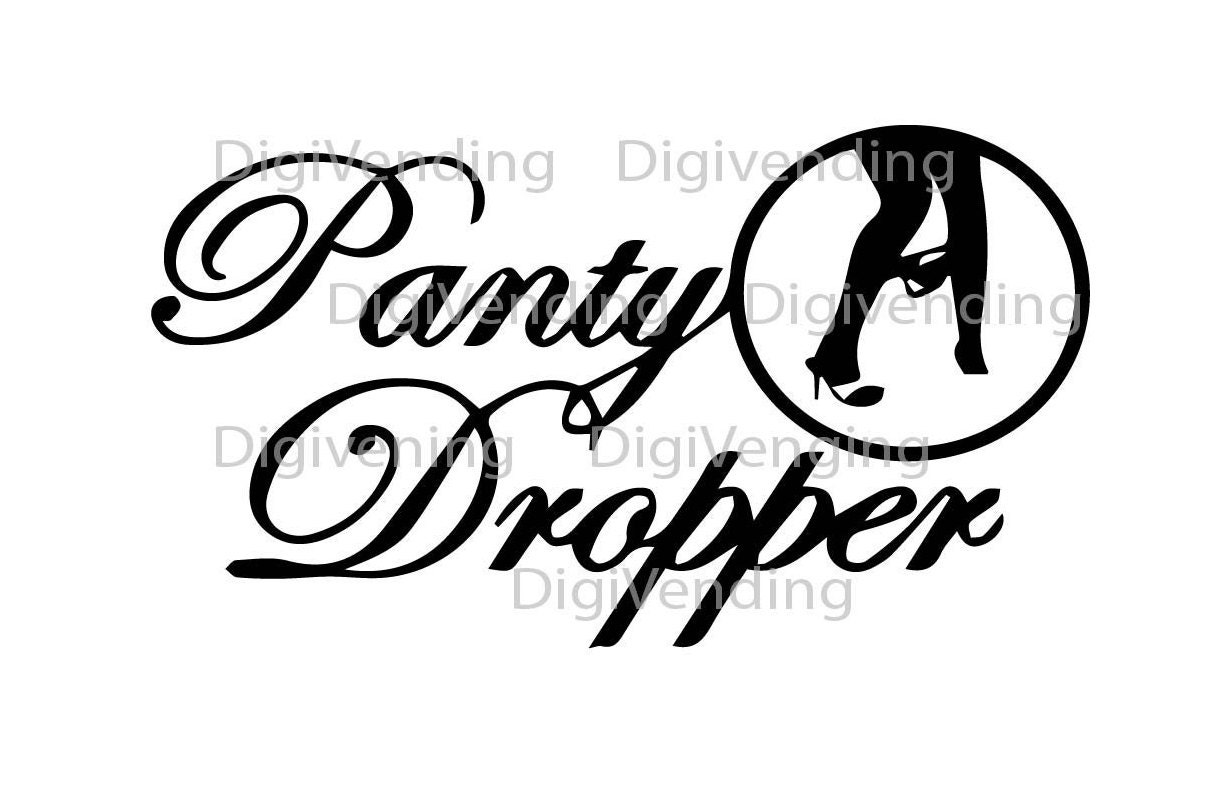 Panty Dropper Logo Panty Dropper Svg Digivending Etsy Ireland