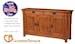 Arts & Crafts Mission Style Solid Oak 54' Console Table / Buffet 