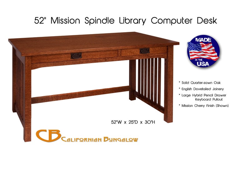 Arts Crafts Mission Style Solid Oak 52 Computer Uk Arts Crafts Mission Style Solid Oak, Arts And Crafts Computer Desk