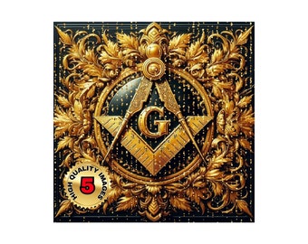 Gold Masonic Emblems // Fraternity // PHA // Prince Hall // OES // Sorority // Lodge