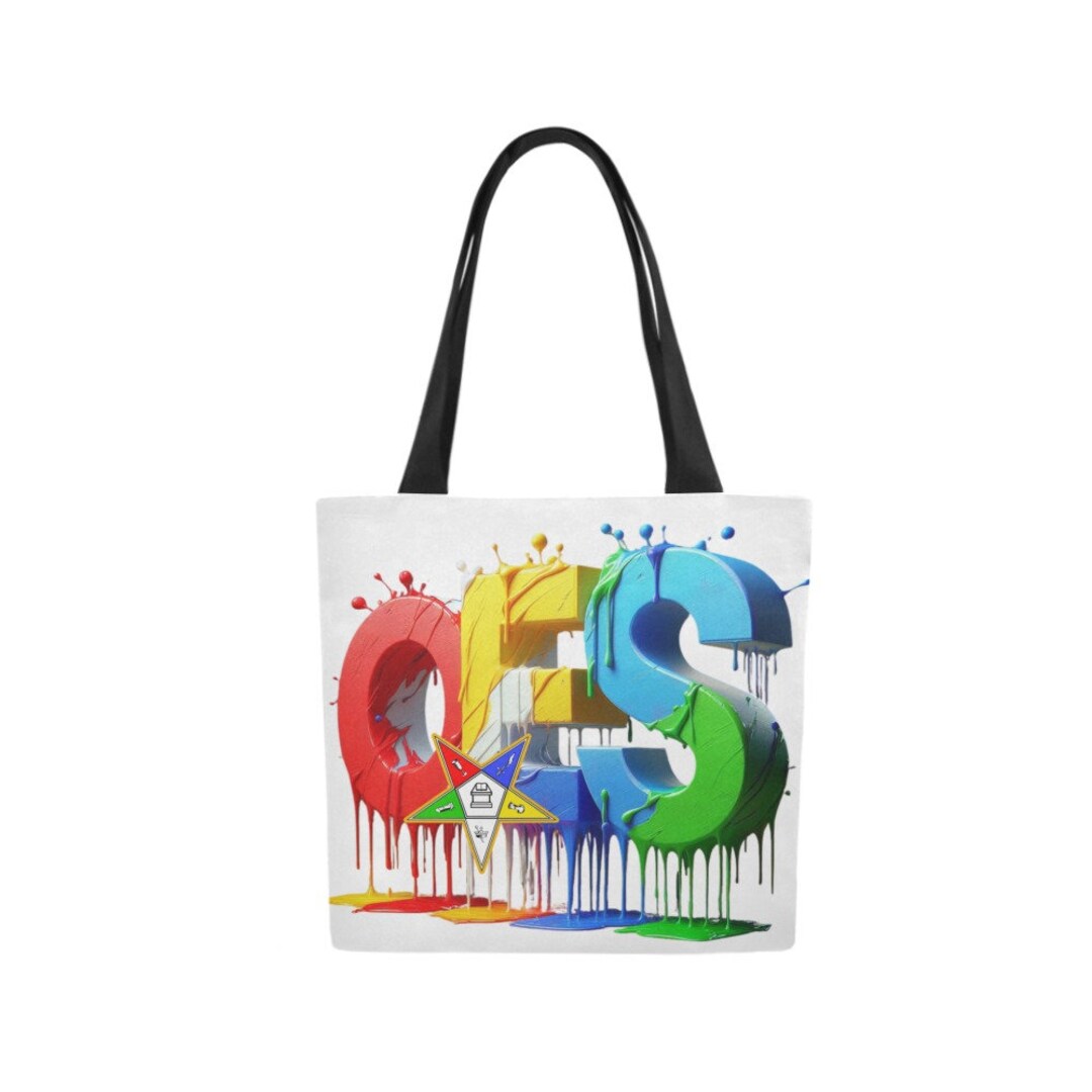 OES // Eastern Star // Sorority // Chapter // Paint Splash Drip Canvas ...