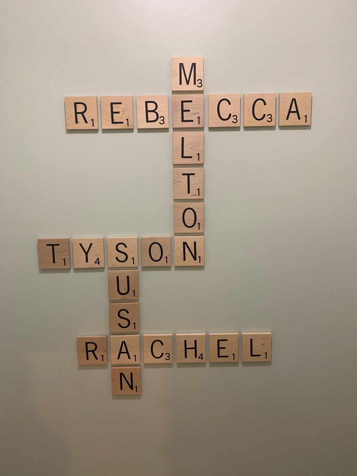 Family Scrabble Tiles Etsy