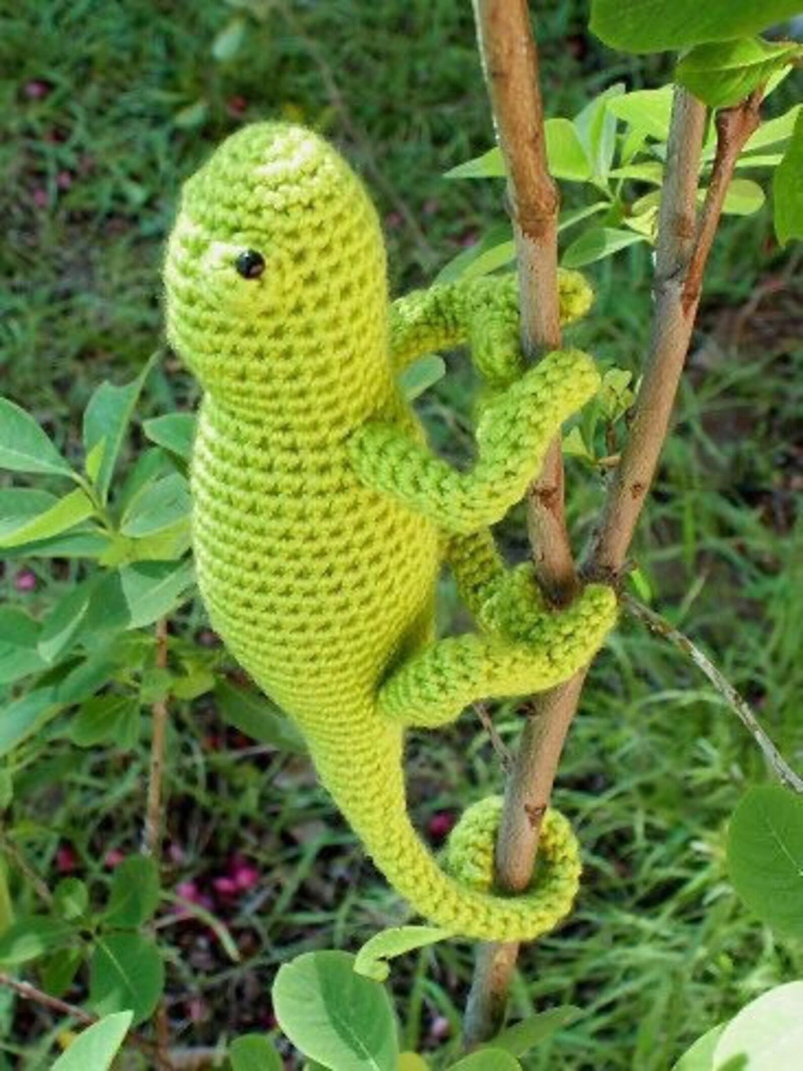 Iguana Crochet PDF Pattern Amigurumi Lizard Pattern Etsy