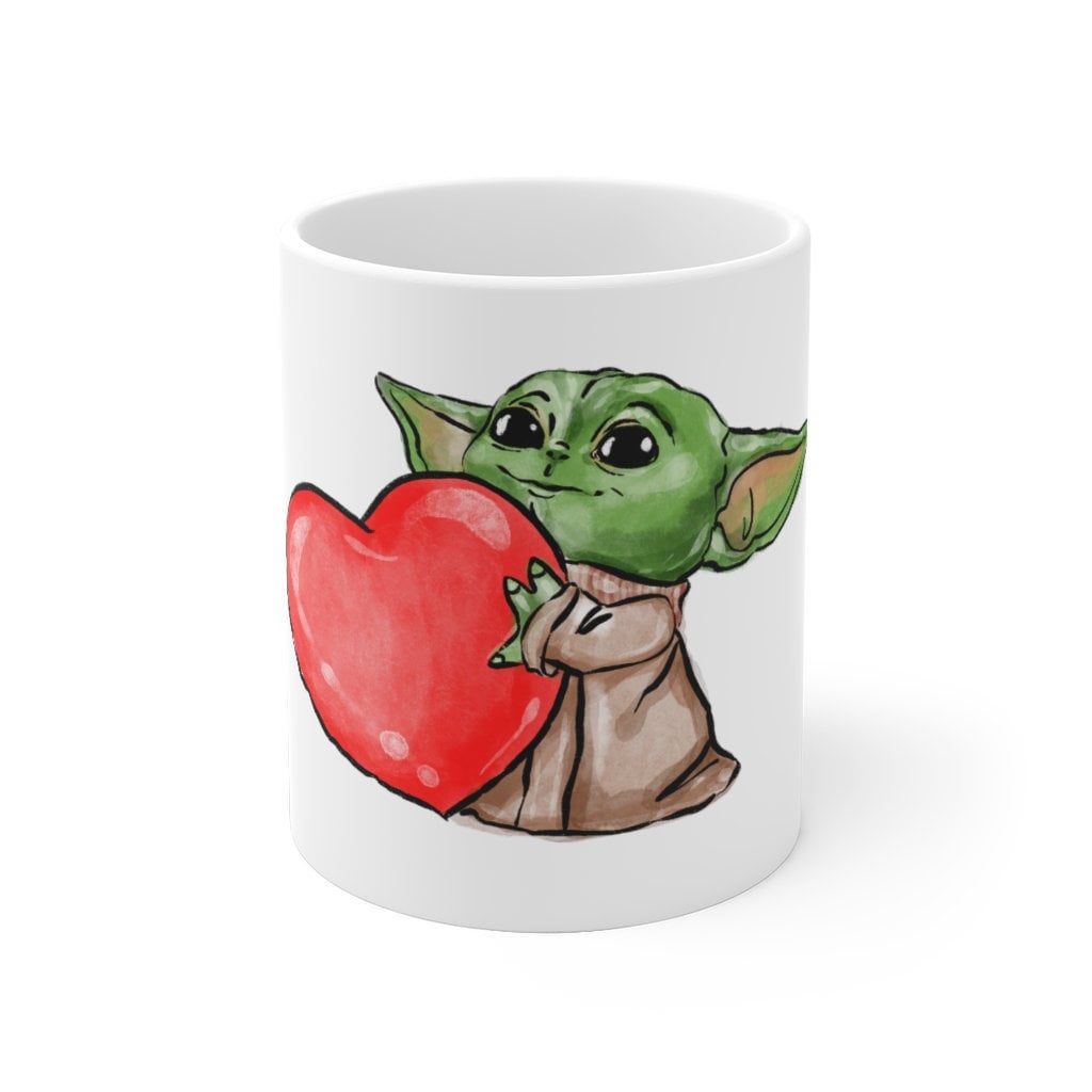 Baby Yoda Ceramic Classic Coffee Mugs Large Handles 11/15oz Capacity Tea Cup Baby Yoda Ceramic Classic Coffee Mugs Large Handles 11/15oz Capacity Tea Cup