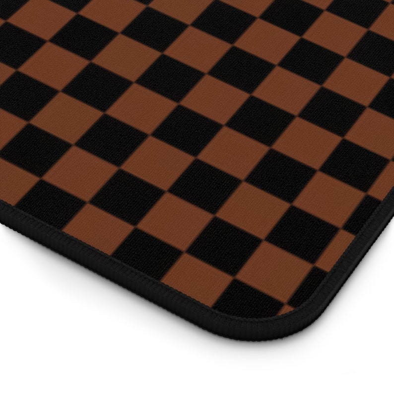 Checkered Desk Mat Gaming, Large Computer Desk Mat Plaid Checker, Checkered Pattern Desk Pad, Keyboard Mat Checkerboard zdjęcie 5