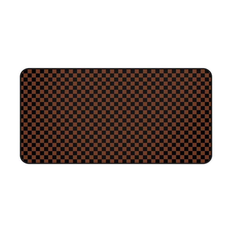 Checkered Desk Mat Gaming, Large Computer Desk Mat Plaid Checker, Checkered Pattern Desk Pad, Keyboard Mat Checkerboard zdjęcie 3