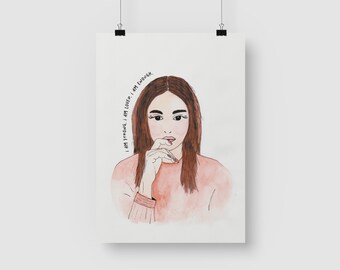 Art print "I Am"