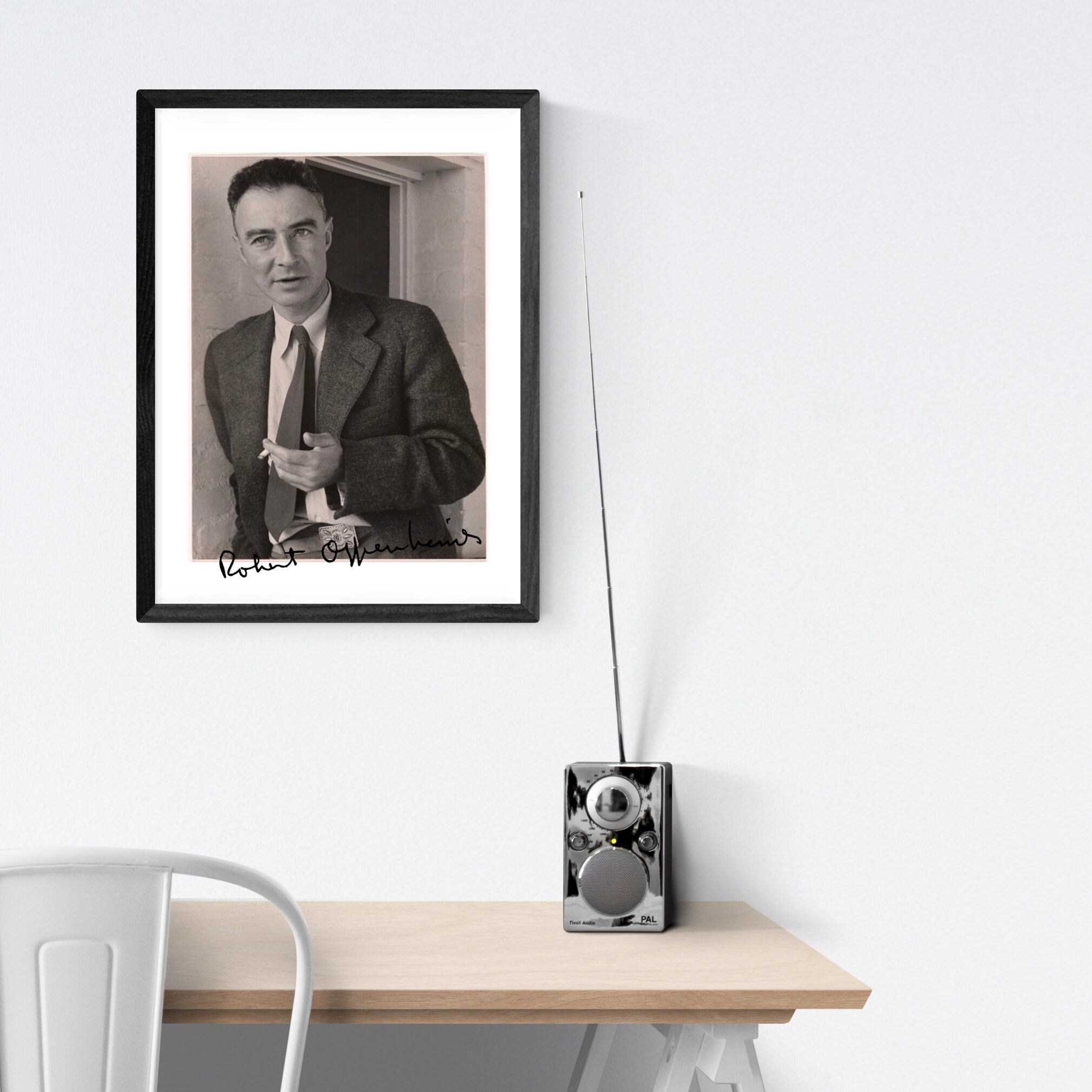 Robert J. Oppenheimer Poster, Nuclear Poster, Signed Poster, Atomic ...