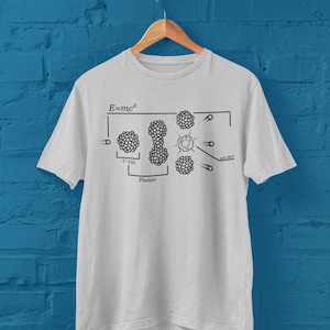 Fission Diagram Shirt, Nuclear Fission Shirt, Science Shirt, Nuclear Advocate Shirt, Science Gift, Nuclear Energy Shirt
