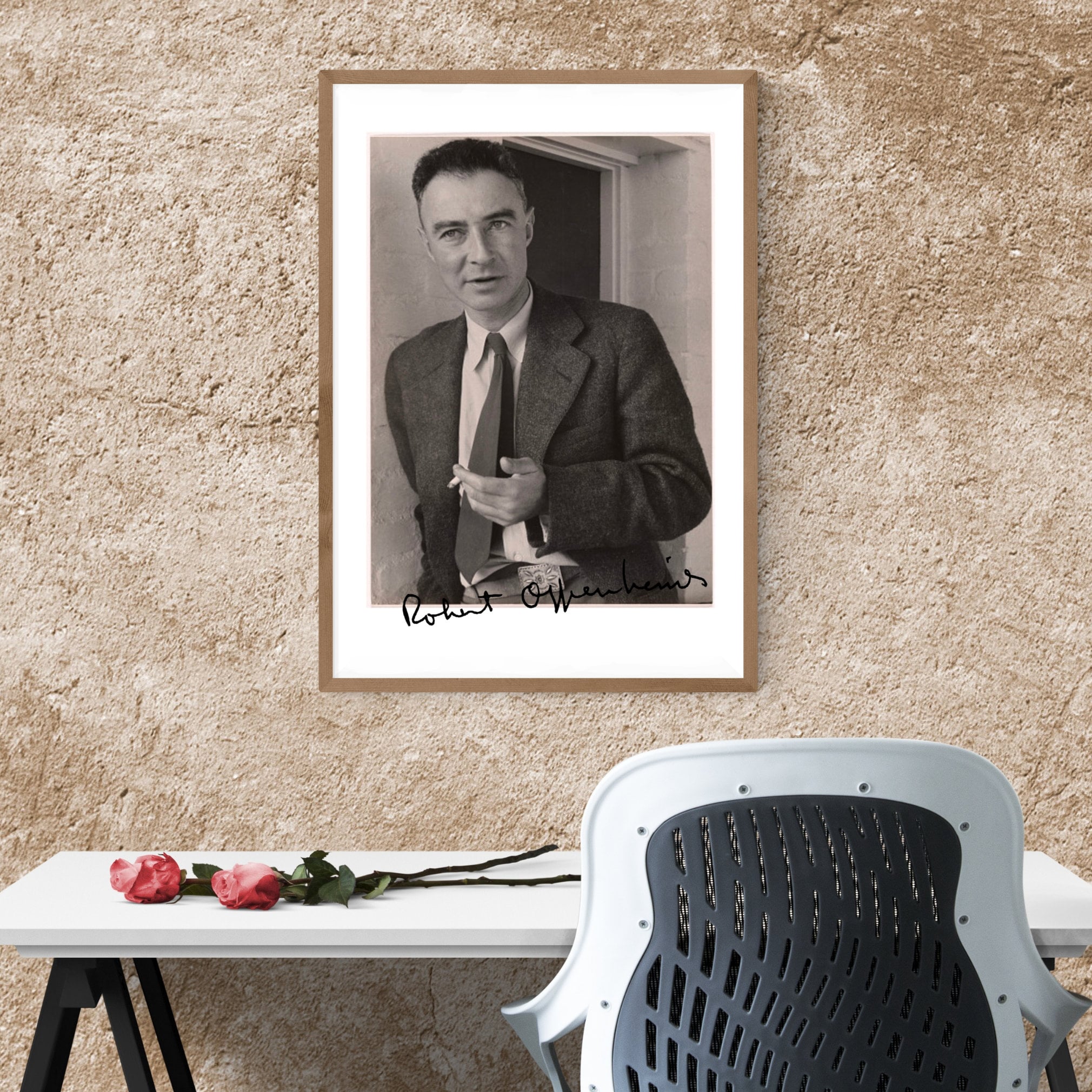 Robert J. Oppenheimer Poster, Nuclear Poster, Signed Poster, Atomic ...
