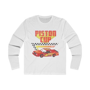 Disney Cars Piston Cup Vintage Unisex Long Sleeve T-Shirt