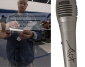 Kid N Play Christopher Kid Reid Rapper Signed Autographed Microphone Mic with Exact Proof Photo of Signing and COA - 1990s Vintage Rap