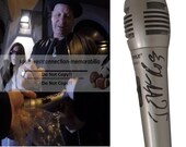 Jeff Ross Comedy Central Roastmaster General Signed Autographed Microphone with Exact Proof Photo of Signing and COA