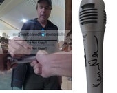 Kevin Nealon SIgned Autographed Microphone Mic with Exact Proof Photo of Signing and COA - Happy Gilmore - Saturday Night Live - SNL -Comedy