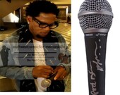 D.L. DL Hughley Original Kings of Comedy Signed Autographed Microphone Mic with Exact Proof Photo of Signing and COA