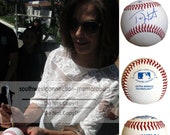 Teri Hatcher Desperate Housewives Superman Signed Autographed Baseball with Exact Proof Photo of Signing and COA