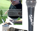 Clay Walker Country Music Signed Autographed Microphone Mic Proof Photo and Beckett BAS Authentication Certificate of Authenticity