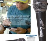 Kevin Nealon SNL Comedian Happy Gilmore Signed Autographed Microphone Mic Proof Photo and Beckett BAS Authentication Cert
