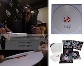 Dan Aykroyd Signed Autographed Ghostbusters LP Record Album Stay Puft Collectors Set with Exact Proof Photo of Signing and COA