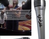 Nancy O 39 Dell Entertainment Tonight Host Signed Autographed Microphone Mic Proof