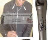 Mark Curry Stand Up Comedian Signed Autographed Microphone Mic Photo Mr Cooper