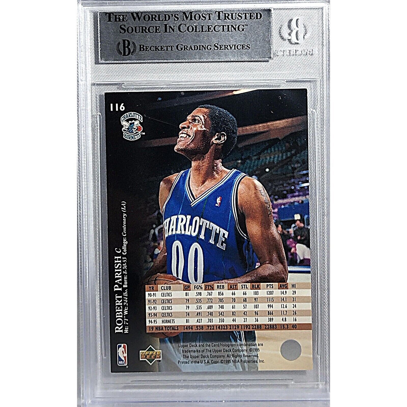 Robert Parish Signed 1995-96 Upper Deck Basketball Card - Etsy India