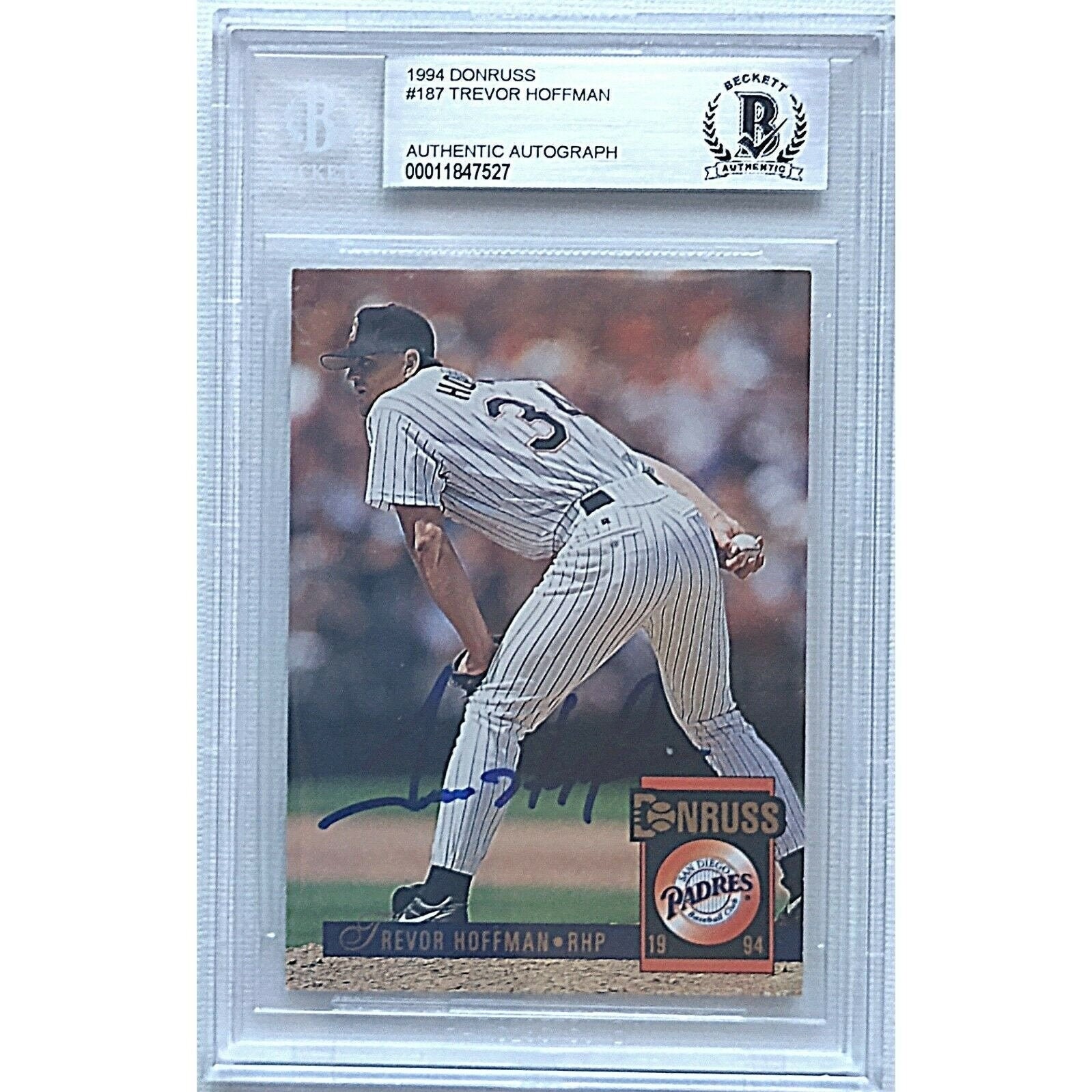 Trevor Hoffman S.D. Padres Signed 1994 Donruss Baseball Card - Etsy
