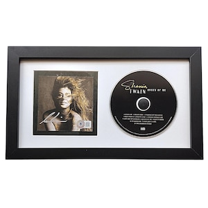 Shania Twain Autographed Queen Of Me CD Insert Framed Beckett BAS COA