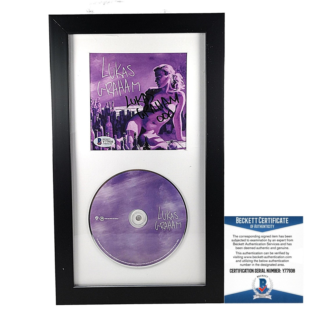 Slagter Husk triathlon Lukas Graham Signed 3 the Purple Album CD Cover Framed Matted - Etsy