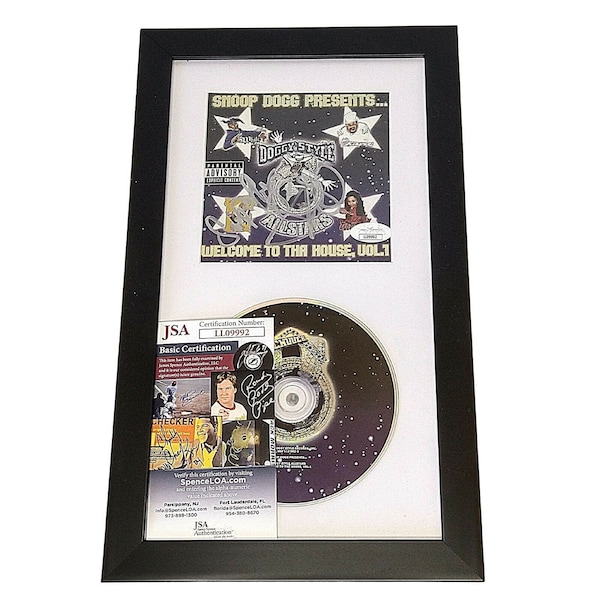 Snoop Dogg Signed Autographed Welcome To Tha House Vol 1 CD Cover Framed Matted Wall Display JSA Authentic Autograph Rap Hip Hop Collectible