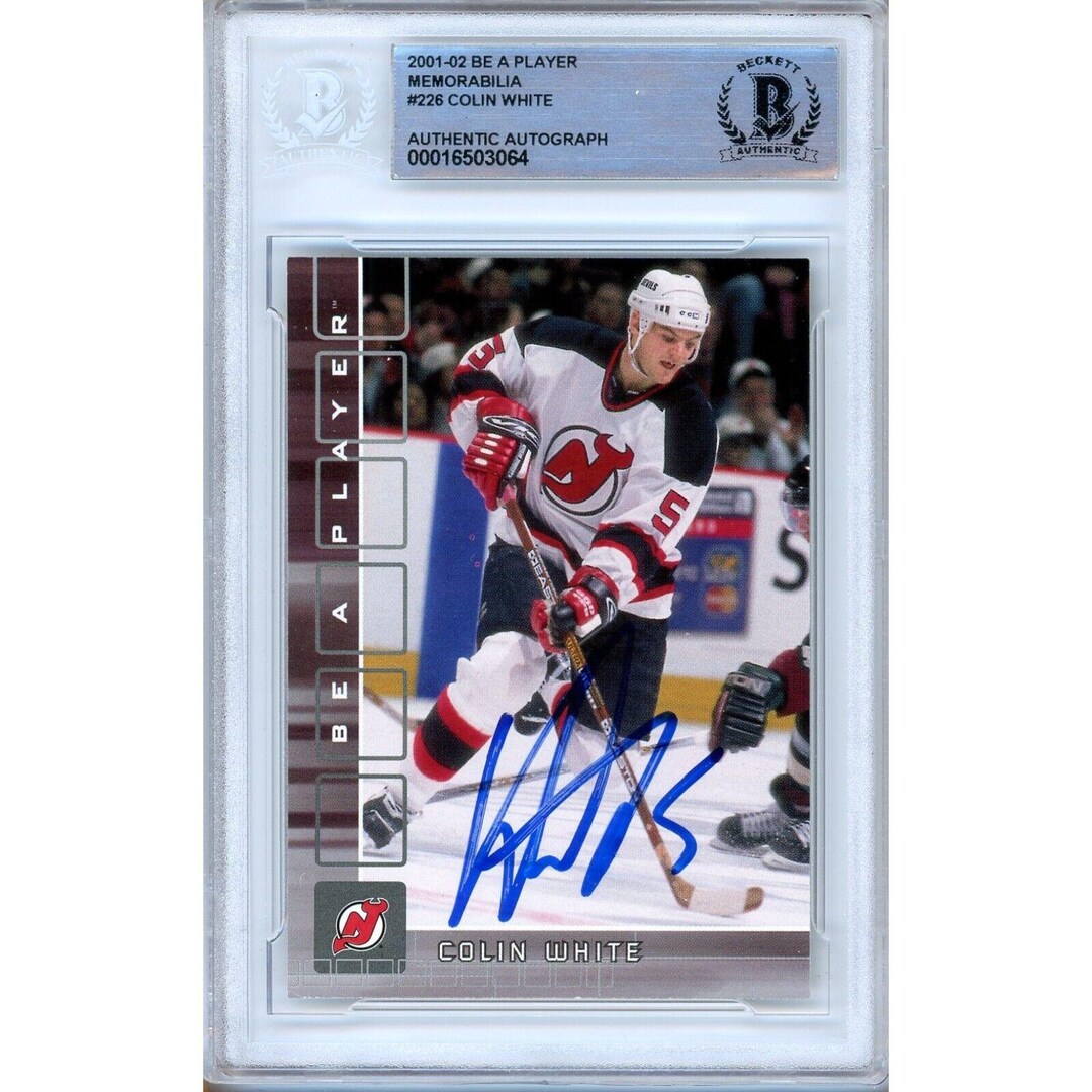 コリン・ホワイト 直筆サイン入り 2001 02 ビー・ア・プレイヤー