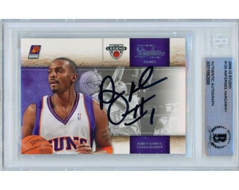 Anfernee Hardaway Signed 2009 10 Panini Prestige #120 Suns Basketball Card Beckett BAS Slabbed Autographed Gift