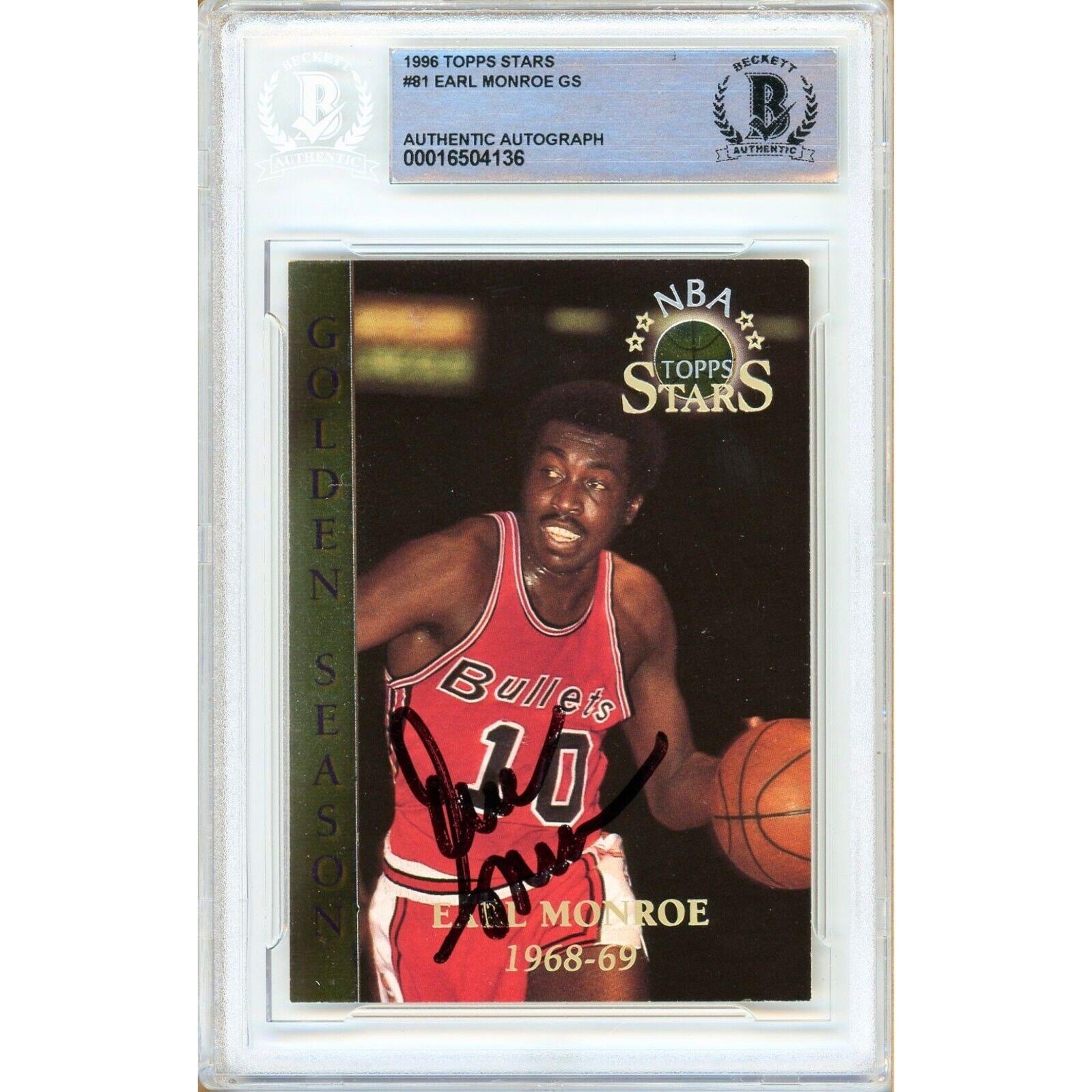 NBA topps 96 earl monroe baltimore+1sc Earl Monroe - Hall of Fame