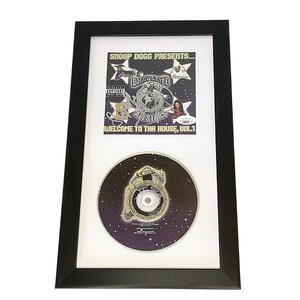 Snoop Dogg Signed Autographed Welcome To Tha House Vol 1 CD Cover Framed Matted Wall Display JSA Authentic Autograph Rap Hip Hop Collectible image 2