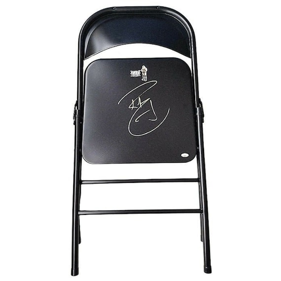 Randy Orton Signed Steel Wrestling Folding Chair WWE JSA Proof Etsy