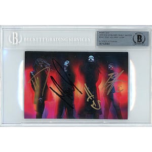 Korn Signierte "Requiem" CD Kunst Karte (Gerahmt, Beckett authentische Slabbed) - Limitierte Auflage Autogramm Sammlerstück