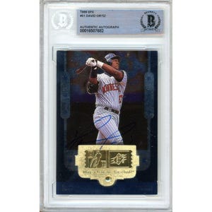 David Ortiz Autographed 1999 SPx Baseball Card #51 - HOF Legend - Beckett Authentic