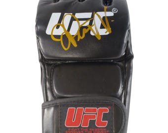 Julianna Peña Signed UFC Fight Glove - Official Autograph with Exact Proof Photo & Beckett BAS COA