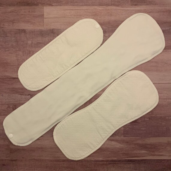 White Cloth Diaper Soakers Etsy