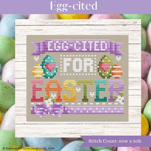 Egg-cited - Cross Stitch Pattern by Shannon Christine Designs