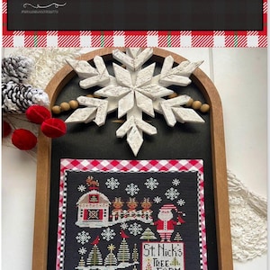 St Nick&#39;s Tree Farm - By Stitching with the Housewives - Cross Stitch Pattern