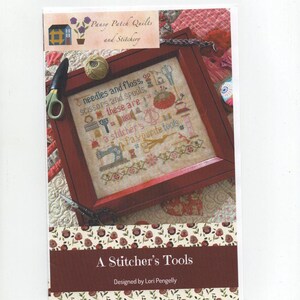 A Stitcher's Tools - By Pansy Patch Quilts and Stitchery - Cross Stitch Pattern