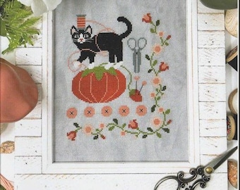 My Cat Helper - Cross Stitch Pattern by Tiny Modernist